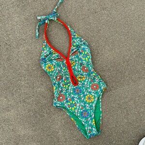 Target Collab One-Piece Swimsuit Green XS